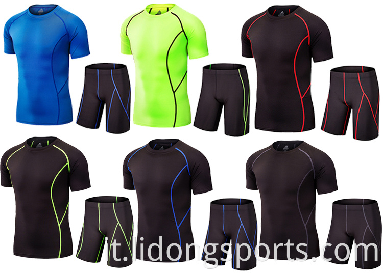 2021 I produttori di abbigliamento atletico più recenti in stile nuovo Design Fitness Athletic Wear for Men